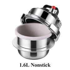 Mini Pentola a Pressione Campeggio Esterno 0,8L-1,6L Acciaio Inox Aggiornata Casa 