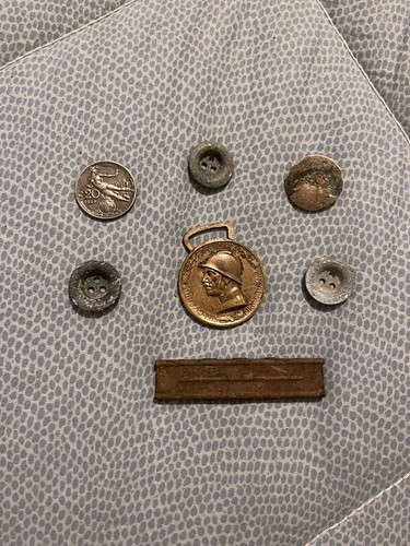 Lotto ww1 ww2 elmetto - ww1/ww2,