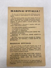 VOLANTINO - MARINAI D'ITALIA