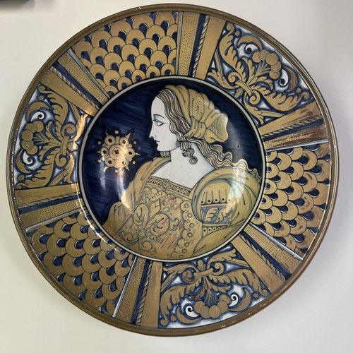 Piatto ceramica maiolica - , a