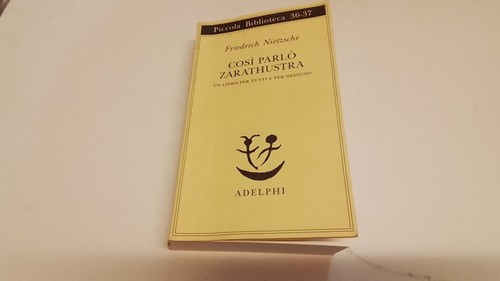 Cosi parlo zarathustra - parlo',