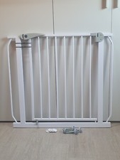 Cancelletto di sicurezza 85-95 cm, fissaggio a pressione senza perforazione.