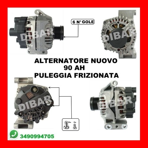 Alternatore nuovo 90ah - alternatore,