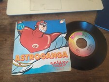 disco 45 GIRI ASTROGANGA ROBOT SIGLA TV ANIME VINTAGE LEGGI BENE