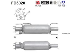 Filtro antiparticolato diesel