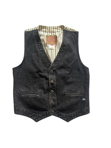 Gilet vintage levis nero denim - levis,