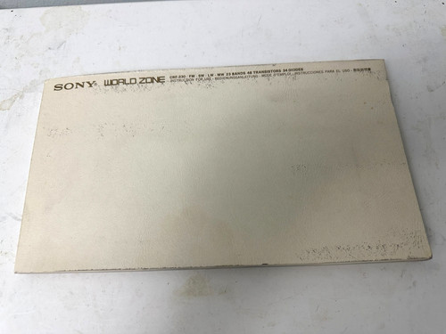 Manuale per ricevitore sony - ricevitore,