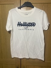 T-shirt bianca Hollister