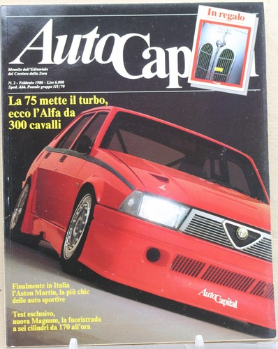 Rivista auto capital alfa - auto,