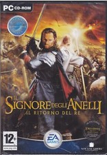PC IL SIGNORE DEGLI ANELLI - IL RITORNO DEL RE nuovo sigillato italiano
