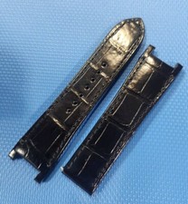 Cinturino originale Cartier Pasha 2727, 2790, 2863 Chrono 21MM NERO alligatore mai indossato