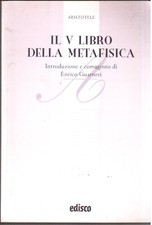 Aristotele-Il libro V della metafisica ( rif. 18200 )