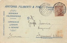 Italia - CRESSA (NO) A. Filiberti & Figli - Commercio Legnami in Genere