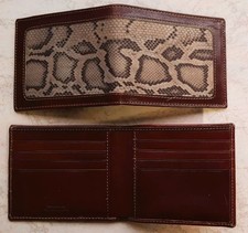 Portafoglio in vera pelle con