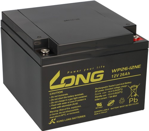 Batteria 12v 26ah compatibile - 26ah,