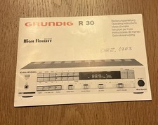 Grundig r30 manuale - grundig,