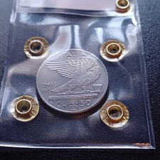 Moneta Rara Da Collezione Savoia 50 Cent Impero 1943 Lotto 2017