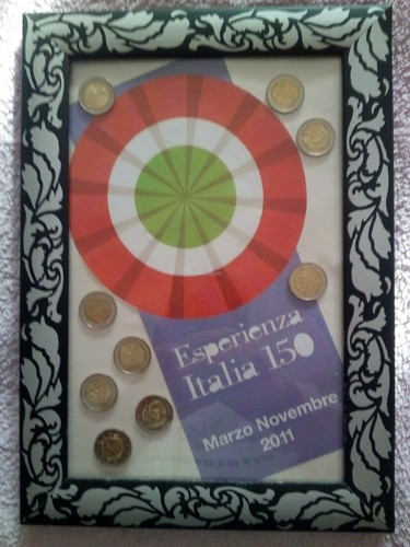 Quadro monete commemorative - quadro,