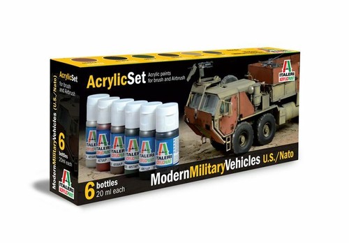 Acrylic set modern military - acrylic,
