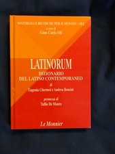 Citernesi Bencini Latinorum dizionario del latino contemporaneo Le Monnier