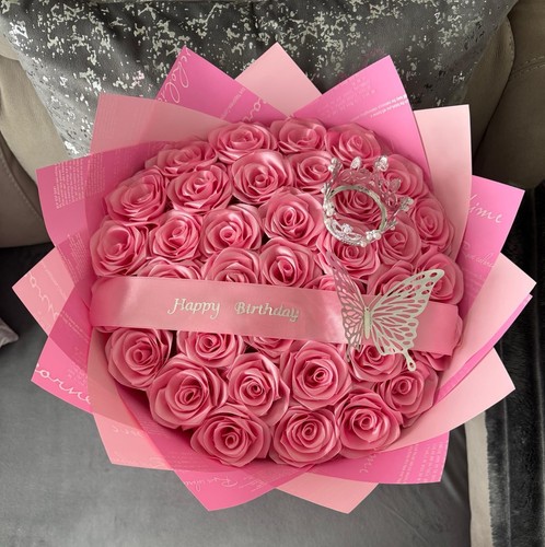 Bouquet rose eterne rosa - bouquet,