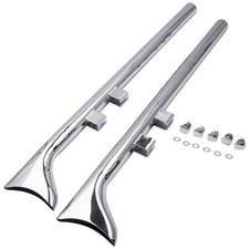 1-7/8” Fishtail Exhaust 36" Slip On for  Harley Davidson Touring 1995-2016