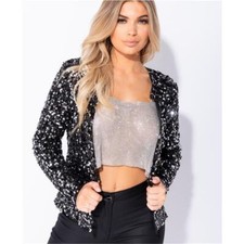 Senza Collo Donna Paillettes