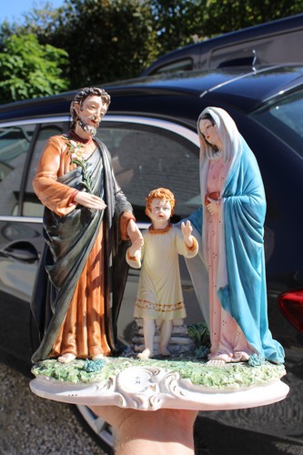 Statua gruppo sacra famiglia