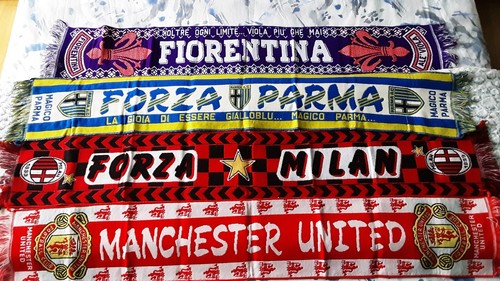 Sciarpe calcio anni milan - sciarpe,