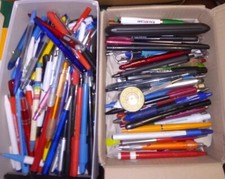 Lotto + 1000 penne pubblicitarie commerciali varie strane rare pubblicità 