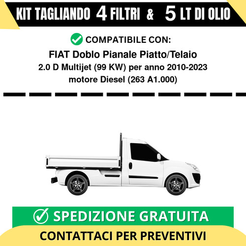 Tagliando per fiat doblo - per,