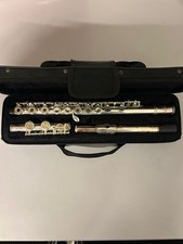 Flauto traverso, marca Comet, inclusi custodia Comet e panni per pulizia