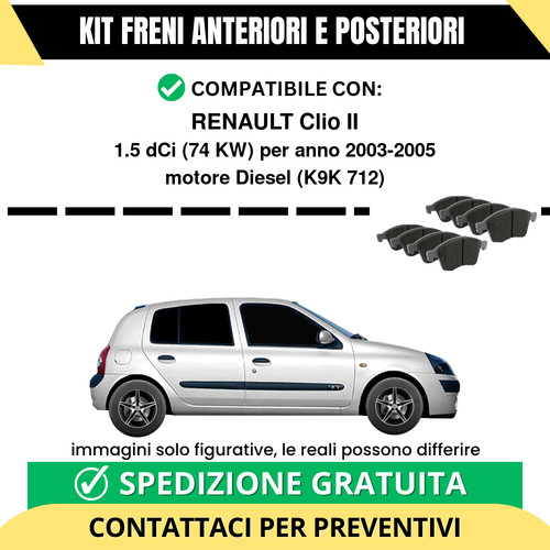 Pastiglie freno ant post - pastiglie,
