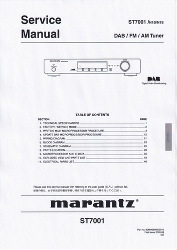 Servizio manuale istruzioni - servizio,