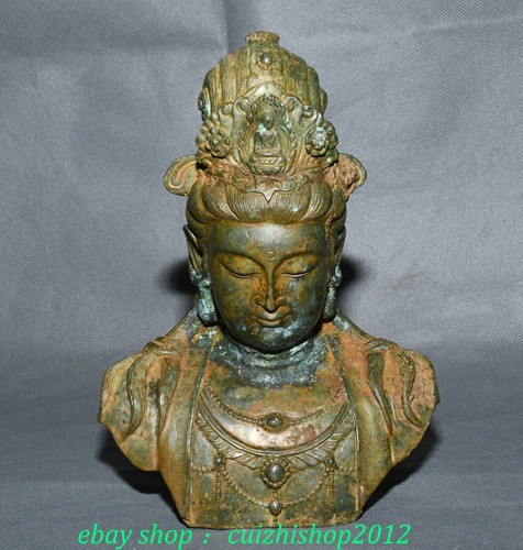 Mezza statua busto dea