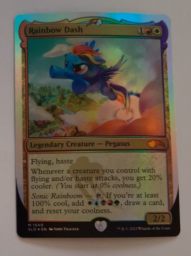 Rainbow dash foil tana - rainbow,