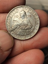 RARA  MONETA ARGENTO DA 10