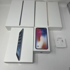 Lotto di 4 scatole vuote Apple