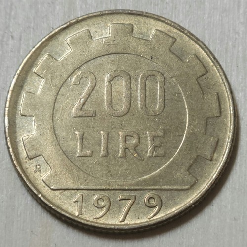 1979 italy 200 lire - 200,