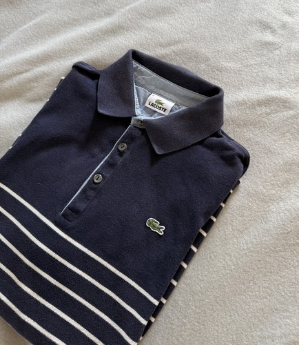 Polo lacoste blu navy righe - ,