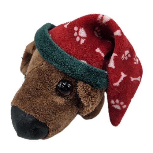 Peluche cane cucciolo marrone