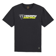T-Shirt da Uomo Triumph Racing Black MTSS25117