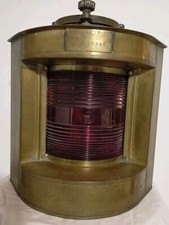 Lampada/Lanterna da nave autentica. G.Bottaro Genova