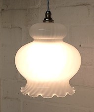 Plafoniera vintage vetro