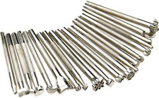 Set Di 20 Punzoni in Pelle per Fai Da Te, Punzonatura E Intaglio in Pelle