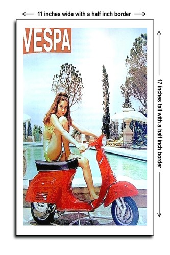 1960 vespa with romina power - 1960,