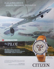 Pubblicità Advertising Ritaglio Italia 2013 OROLOGIO CITIZEN CRONO PILOT ACCIAIO