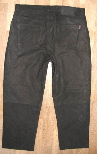 Jeans in pelle per - -,