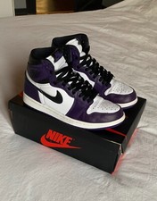 Jordan 1 Retro High Court Purple White 41
