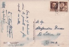 24-68A) CASTROVILLARI CASTELLO ARAGONESE FRANCOBOLLO VITTORIA TRIPARTITO